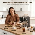 Airmsen Café Moulu - Machine à expresso, 20 bars, 1,8 L, 850 W – Image 6