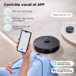 Airrobo L40+ - Aspirateur robot laveur avec station, 8000 Pa, 3200 mAh, 180 min – Image 5