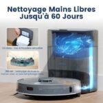 Airrobo L50+ - Aspirateur robot laveur avec station, 10 000 Pa, 5200 mAh, 240 min – Image 4