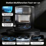 Airrobo M2 - Aspirateur robot laveur, 15 000 Pa, 5200 mAh, 180 min – Image 3