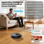Airrobo M2 - Aspirateur robot laveur, 15 000 Pa, 5200 mAh, 180 min – Image 6