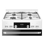 Amica ACM7005RB - Cuisinière à gaz, 4 feux, four 77 L, 60 cm, classe A – Image 3