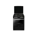 Amica ACM7037RN - Cuisinière mixte, 4 feux, four 77 L, 60 cm, classe A