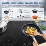 Amzchef 4 Foyers de 9 - Plaque à induction, 4 foyers, 52 cm, 7300 W – Image 4