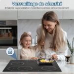 Amzchef 4 Foyers de 9 - Plaque à induction, 4 foyers, 52 cm, 7300 W – Image 6