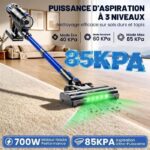 Mesya ZV10 Aspiration - Aspirateur balai sans fil, 700 W, 90 min, 75 dB(A) – Image 2
