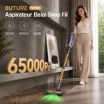 Buture VC90 - Aspirateur balai laveur, 65 000 Pa, 60 min, 62 dB(A) – Image 2