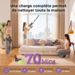Konsoefuly 125000 t/min - Aspirateur balai sans fil, 650 AW, 70 min, 85 dB(A) – Image 3