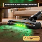 Lamzien V8 Max - Aspirateur balai sans fil, 45 000 Pa, 45 min, 60 dB(A) – Image 4