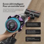 Ultenic UU18 -Ultra Puissant - Aspirateur balai sans fil, 80 kPa, 80 min, 78 dB(A) – Image 2