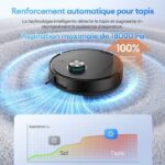 Ultenic TP20 Ultra-Puissant - Aspirateur robot laveur avec station, 8000 Pa, 3200 mAh, 200 min – Image 2