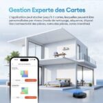 Ultenic – Intelligent - Aspirateur robot laveur avec station, 8000 Pa, 3200 mAh, 200 min – Image 5