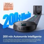 Ultenic – Intelligent - Aspirateur robot laveur avec station, 8000 Pa, 3200 mAh, 200 min – Image 6