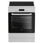 Beko FBE69303MWC - Cuisinière induction, 4 feux, four 72 L, 60 cm, classe A