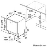 Bosch SMV6ZCX10E Série 6 - Lave-vaisselle entièrement intégrable 60 cm, 14 couverts, 40 dB(A), classe B – Image 7