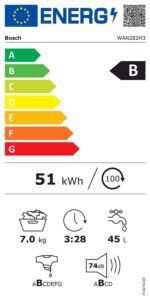Bosch WAN282H3 Série 4 - Lave-linge 7 kg, classe B – Image 2