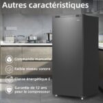 CHiQ FSD160D4E - Congélateur armoire, 145 L, classe E, froid statique – Image 3