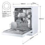 Comfee - Lave-vaisselle pose libre 60 cm, 14 couverts, 44 dB(A), classe C (8810) – Image 6