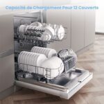 Comfee - Lave-vaisselle pose libre 60 cm, 12 couverts, 47 dB(A), classe D (8812) – Image 2