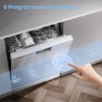 Comfee - Lave-vaisselle pose libre 60 cm, 12 couverts, 47 dB(A), classe D (8812) – Image 5