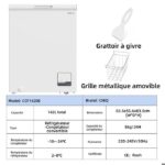 CHiQ RAPIDE-32 - Congélateur coffre, 142 L, classe E, froid statique – Image 4