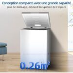 CHiQ FCF98DE - Congélateur coffre, 99 L, classe E, froid statique – Image 5
