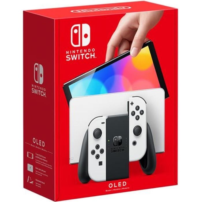 console-nintendo-switch-oled-blanc-version-japona.jpg Nintendo Switch OLED - Console de jeux – Image 1