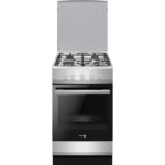 Fagor FACG202S - Cuisinière à gaz, 4 feux, four 74 L, 50 cm, classe A