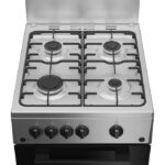 Indesit I5G1KMS - Cuisinière à gaz, 4 feux, four 60 L, 50 cm, classe A – Image 3
