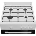 Indesit I6GGKMWF - Cuisinière à gaz, 4 feux, four 64 L, 60 cm, classe A – Image 2