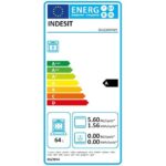Indesit I6GGKMWF - Cuisinière à gaz, 4 feux, four 64 L, 60 cm, classe A – Image 4