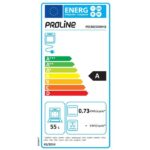 Proline PECNE55WH2 - Cuisinière électrique, 4 feux, four 55 L, 50 cm, classe A – Image 4