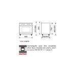 Glem GE 960 CMBK 2 - Cuisinière à gaz, 5 feux, four 109 L, 90 cm, classe A – Image 4