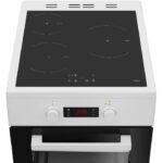 Beko FSM58301WC - Cuisinière induction, 3 feux, four 60 L, 50 cm, classe A – Image 2