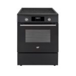 Continental Edison CECI60FPB - Cuisinière induction, 3 feux, four 65 L, 60,5 cm, classe A