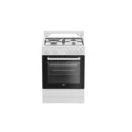Beko FBS63121WD - Cuisinière mixte, 1 feux, four 73 L, 60 cm, classe A