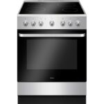 Amica ACV6003S - Cuisinière électrique, 4 feux, four 65 L, 60 cm, classe A
