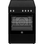 La Germania CD2VN - Cuisinière électrique, 4 feux, four 60 L, 59,8 cm, classe A