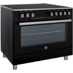 La Germania CD9VN - Cuisinière électrique, 5 feux, four 110 L, 90 cm, classe A – Image 2