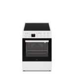 Continental Edison CECV50FCW - Cuisinière électrique, 4 feux, four 45 L, 49,5 cm, classe A
