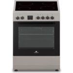 Continental Edison CECV60FCS - Cuisinière électrique, 4 feux, four 60 L, 59,8 cm, classe A