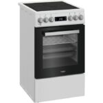 Whirlpool W5V5LCW - Cuisinière électrique, 4 feux, four 60 L, 50 cm, classe A – Image 2