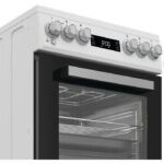 Whirlpool W5V5LCW - Cuisinière électrique, 4 feux, four 60 L, 50 cm, classe A – Image 3