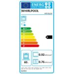 Whirlpool W5V5LCW - Cuisinière électrique, 4 feux, four 60 L, 50 cm, classe A – Image 4