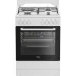 Beko FBS63031WCS - Cuisinière induction, 3 feux, 60 cm, classe A