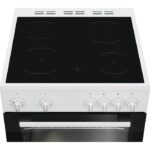 Indesit I6V5KCW - Cuisinière électrique, 4 feux, four 72 L, 60 cm, classe A – Image 2
