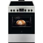 Electrolux LKR664166X - Cuisinière électrique, 4 feux, four 58 L, 60 cm, classe A