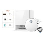 Dreame X60 Ultra Complete Blanc - Aspirateur robot laveur avec station, 42 000 Pa, 5000 mAh