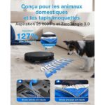 Ecovacs DEEBOT T50 Omni Gen3 - Aspirateur robot laveur avec station, 25 000 Pa, 5200 mAh – Image 2
