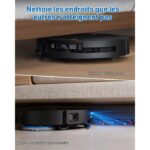 Ecovacs DEEBOT T50 Omni Gen3 - Aspirateur robot laveur avec station, 25 000 Pa, 5200 mAh, 168 min – Image 4